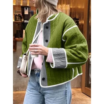 Stylish Tankaneo Cropped Quilted Jacket for Women