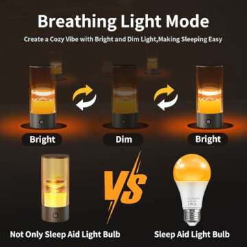 KAFIYA Sleep Aid Lamp - Dimmable Portable LED Light