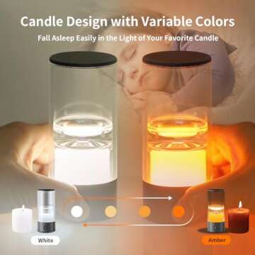 KAFIYA Sleep Aid Lamp - Dimmable Portable LED Light