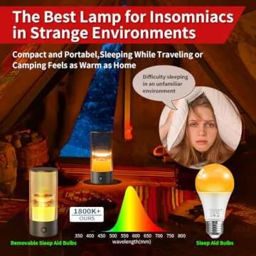 KAFIYA Sleep Aid Lamp - Dimmable Portable LED Light