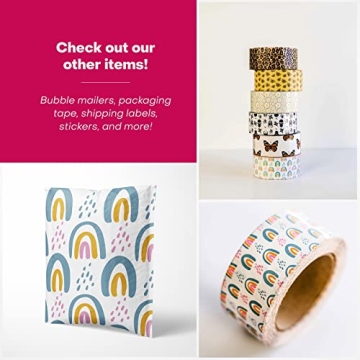 Stylish 6 x 9 Poly Mailers for Small Businesses - 200 Pack