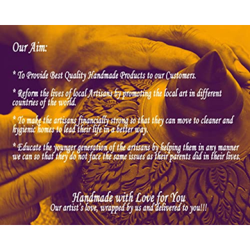 Handcrafted Marble Bowl Eco-Friendly Home Decor 5 Inch