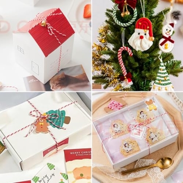 Tenn Well Red and White Twine for Crafts and Gifts