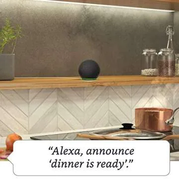 Echo Dot (4th Gen) Smart Speaker with Alexa - Charcoal
