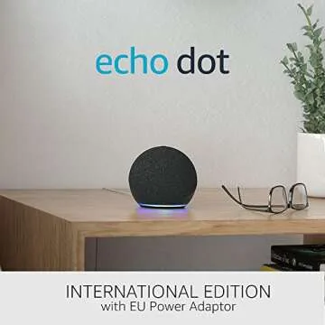 Echo Dot (4th Gen) Smart Speaker with Alexa - Charcoal