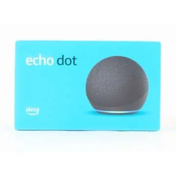 Echo Dot (4th Gen) Smart Speaker with Alexa - Charcoal