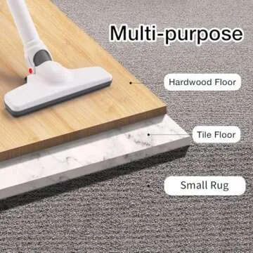 KEROMEE Cordless Vacuum Cleaner, Handheld 5-in-1 Small Stick Lightweight Vacuum Car Vacuum for Pet Hair Hardwood Floor Cleaning