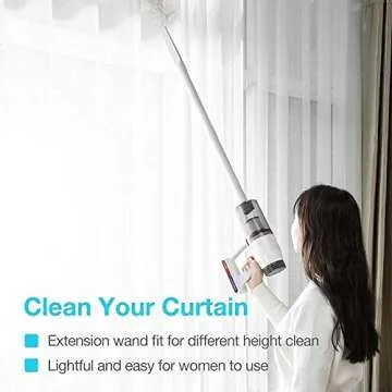 KEROMEE Cordless Vacuum Cleaner, Handheld 5-in-1 Small Stick Lightweight Vacuum Car Vacuum for Pet Hair Hardwood Floor Cleaning