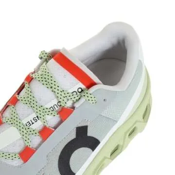 On Women's Cloudmonster Sneakers, Glacier | Meadow, Green, 9 Medium US