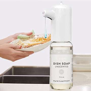 Automatic Liquid Soap Dispenser Pump for Regular Mouth Bottles, Standard (20 mm - 33mm / 0.79 in- 1.26 in) Neck Size, Upgraded Adjustable Rechargeable Touchless Hand Sanitizer Dispenser