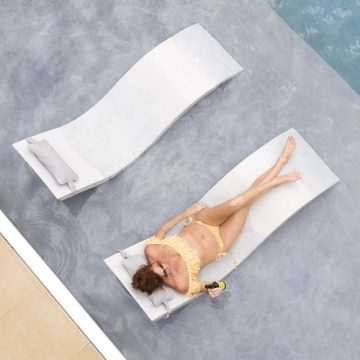 Ledge Lounger Signature Chaise for Shallow Pool Shelves