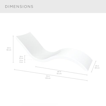 Ledge Lounger Signature Chaise for Shallow Pool Shelves