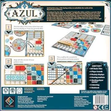 Next Move Games Azul - Vibrant Strategy Board Game