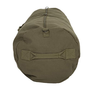 Stansport Canvas Deluxe Duffel Bag Heavy-Duty Travel Camping