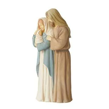Enesco Foundations Holy Family Masterpiece Figurine, 12 Inch, Multicolor