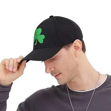 St. Patrick's Day Shamrock Adjustable Trucker Hat
