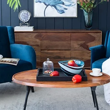 A&B Home Unique Blue and White Decorative Bowl for Home