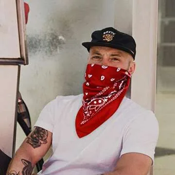 16 Different Bandanas for Party & Outdoor Use - Unisex