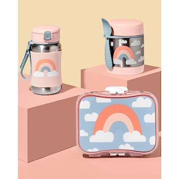 Skip Hop Rainbow Stainless Steel Toddler Sippy Cup