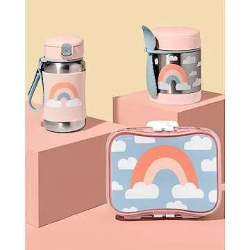 Skip Hop Rainbow Stainless Steel Toddler Sippy Cup