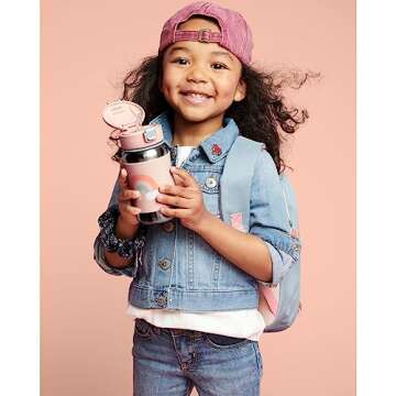 Skip Hop Rainbow Stainless Steel Toddler Sippy Cup