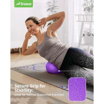 Trideer 9 Inch Pilates Ball for Core Training & Yoga
