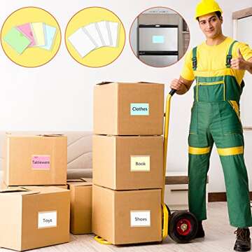 36 Pieces Self-Adhesive Business Card Pockets with Top Open Crystal Clear Library Card Pockets Card Holder for Organizing and Protecting Cards Photos 3.5 x 2.4 inch, with Sticky Notes