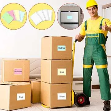 Self-Adhesive Business Card Pockets - 36 Pack with Sticky Notes