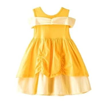 Dressy Daisy Princess Costume for Toddler Girls - Yellow