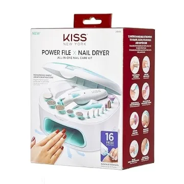 KISS New York Power File X Electric Nail Dryer Kit