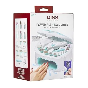 KISS New York Power File X Electric Nail Dryer Kit
