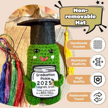 Unique Graduation Pickle Gift - Handmade & Funny 2025 Class