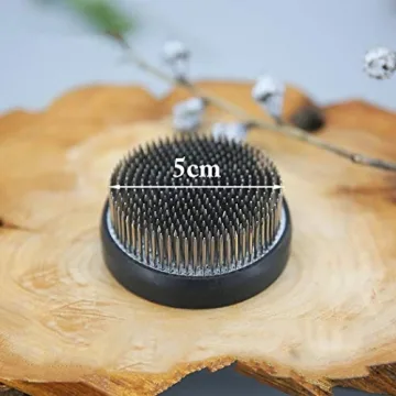 JUSTDOLIFE Ikebana Kenzan Flower Frog for Floral Arranging