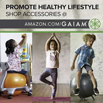 Gaiam Kids Yoga Mat for Fun Yoga Sessions