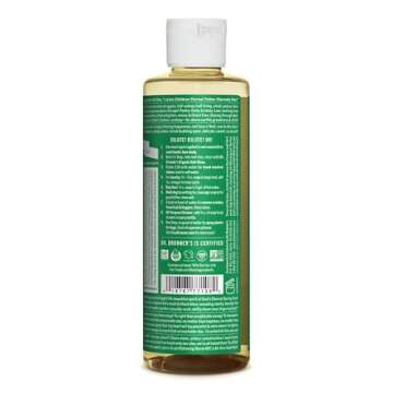 Dr. Bronner's - Pure-Castile Liquid Soap (Almond, 8 ounce) - Made with Organic Oils, 18-in-1 Uses: F...
