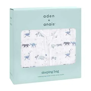 aden + anais Cotton Muslin Baby Sleeping Bag for All Ages