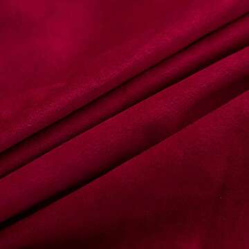 WLNUI Valentines Pillow Covers 18x18 Inch Set of 2 Soft Velvet Burgundy Throw Pillow Covers Square Decorative Cute Pom Poms Cushion Case for Sofa Couch Home Farmhouse Decor