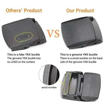 JASGOOD Travel Security Money Belt with Hidden Money Pocket - Cashsafe Anti-Theft Wallet Unisex Nickel free Nylon Belt