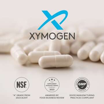 XYMOGEN NAC 600mg - Detox, Liver & Immune Support Supplement
