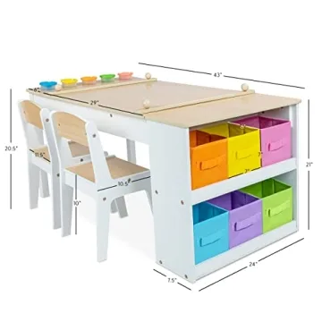 Milliard Kids Art Table Set - Stylish & Durable for Young Artists