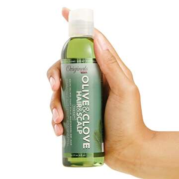 Originals by Africa's Best Olive & Clove Oil Therapy, Natural Treatment That Helps Repair Dry, Weak or Brittle Hair, Scalp Dryness, Itching and Flaking, 6 oz