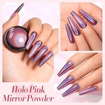 Born Pretty Chrome Nail Powder Set for Stunning Nail Art
