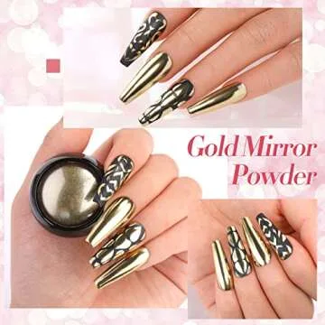 Born Pretty Chrome Nail Powder Set for Stunning Nail Art