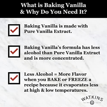 Watkins All Natural Baking Vanilla - Pure Extract 11 Fl Oz