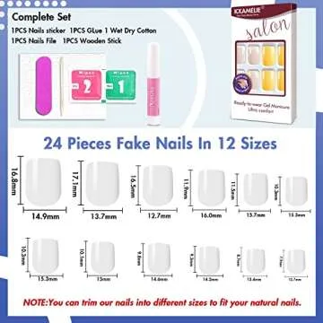 Glossy Yellow Nude Press On Nails for Stylish Manicure