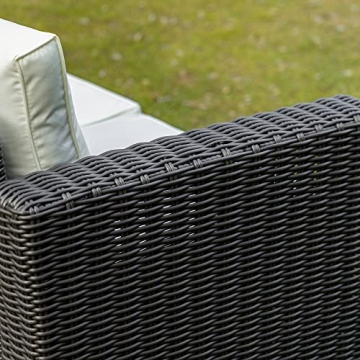 Outsunny Patio Wicker Corner Sofa Set for Outdoor Relaxation