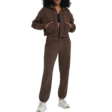 PEHMEA Fleece Jogger Set for Women - Cozy Tracksuit