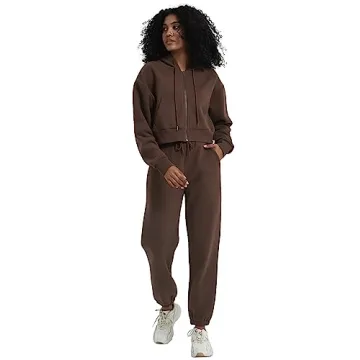 PEHMEA Fleece Jogger Set for Women - Cozy Tracksuit