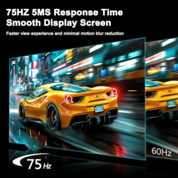 SANSUI 24" IPS 1080P Monitor - Built-in Speakers