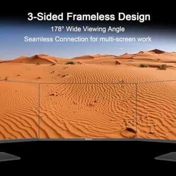 SANSUI 24" IPS 1080P Monitor - Built-in Speakers